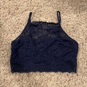 Aerie navy size small bralette